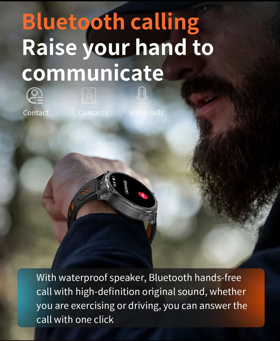 2026 novo T-Rex3 pro 1100mah bateria relógio inteligente gps caminho 5atm à prova dwaterproof água esportes run rastreador ao ar livre bússola militar smartwatch