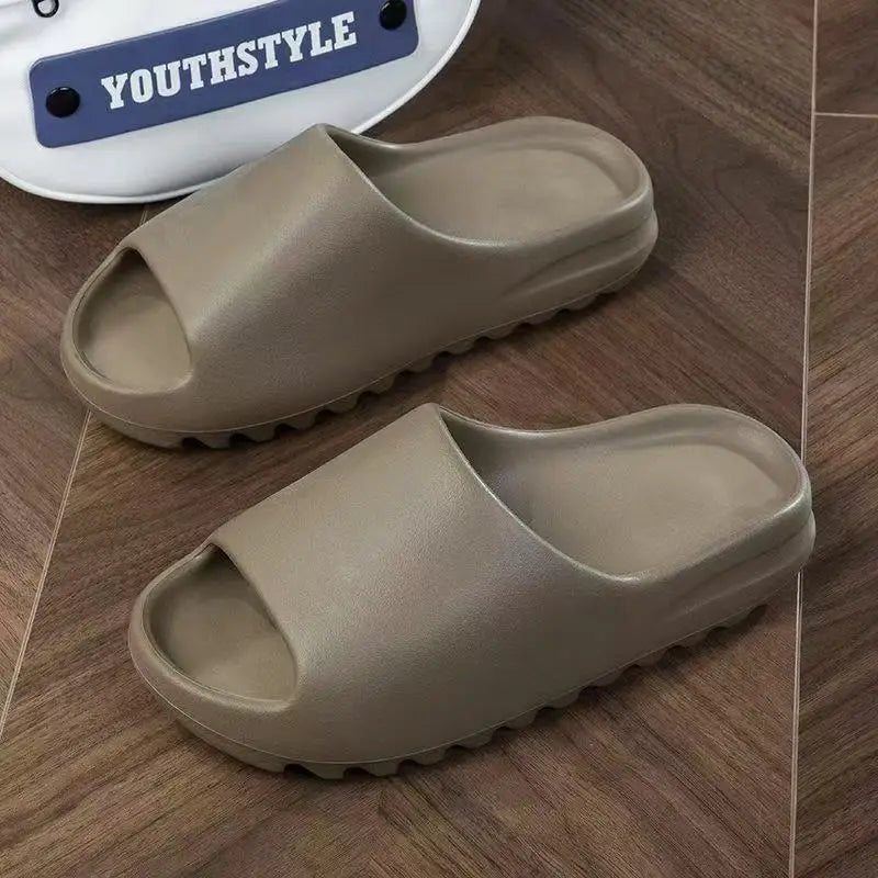 Chinelos de coco nuvem sandálias de sola grossa verão moda fundo macio praia chinelos masculinos sandálias femininas eva slides