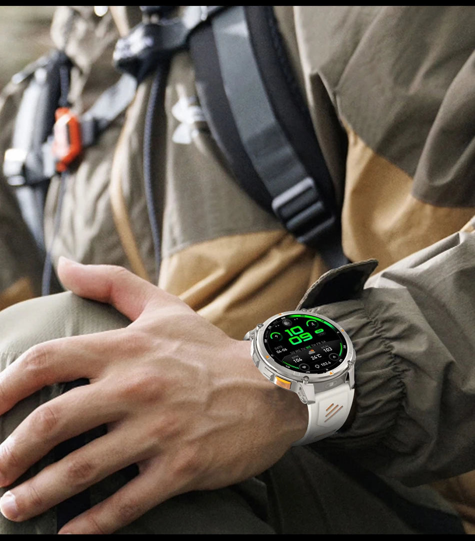 2026 novo T-Rex3 pro 1100mah bateria relógio inteligente gps caminho 5atm à prova dwaterproof água esportes run rastreador ao ar livre bússola militar smartwatch