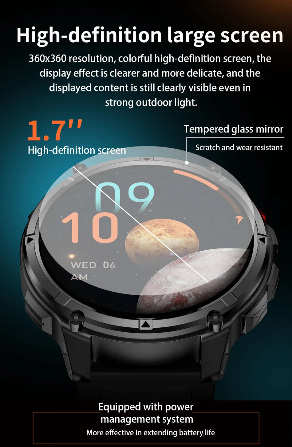 2026 novo T-Rex3 pro 1100mah bateria relógio inteligente gps caminho 5atm à prova dwaterproof água esportes run rastreador ao ar livre bússola militar smartwatch